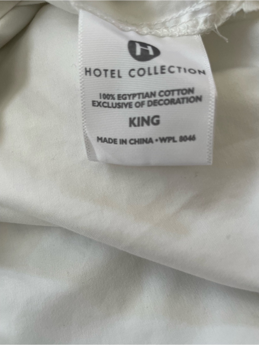Hotel Collection 3 Pc Egyptian Cotton King Duvet & Standard Shams - Picture 16 of 16